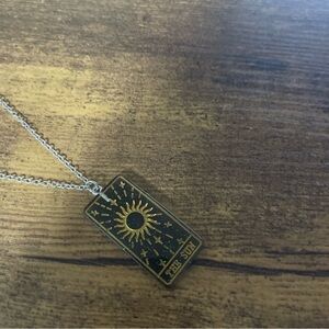 Sun Tarot Pendant Necklace